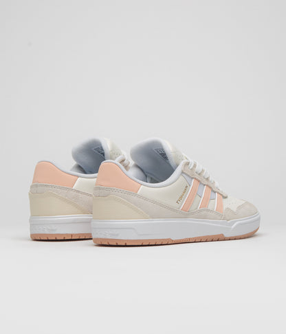 Adidas Tyshawn II Shoes - Wonder White / Powder Coral / Off White