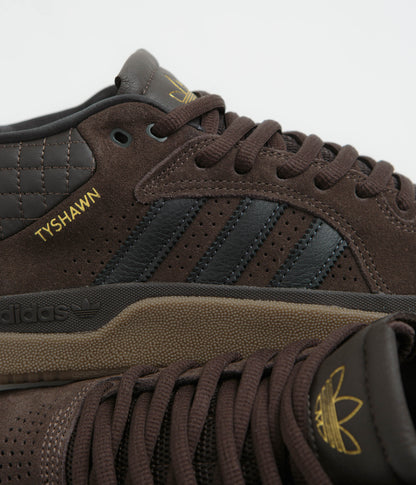 Adidas Tyshawn Shoes - Carbon / Aurora Coffee / Carbon