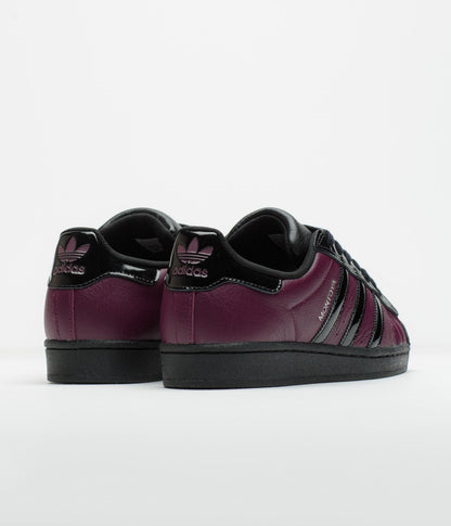 Adidas x Marcos Montoya Superstar ADV Shoes - Red Night / Core Black / Red Night