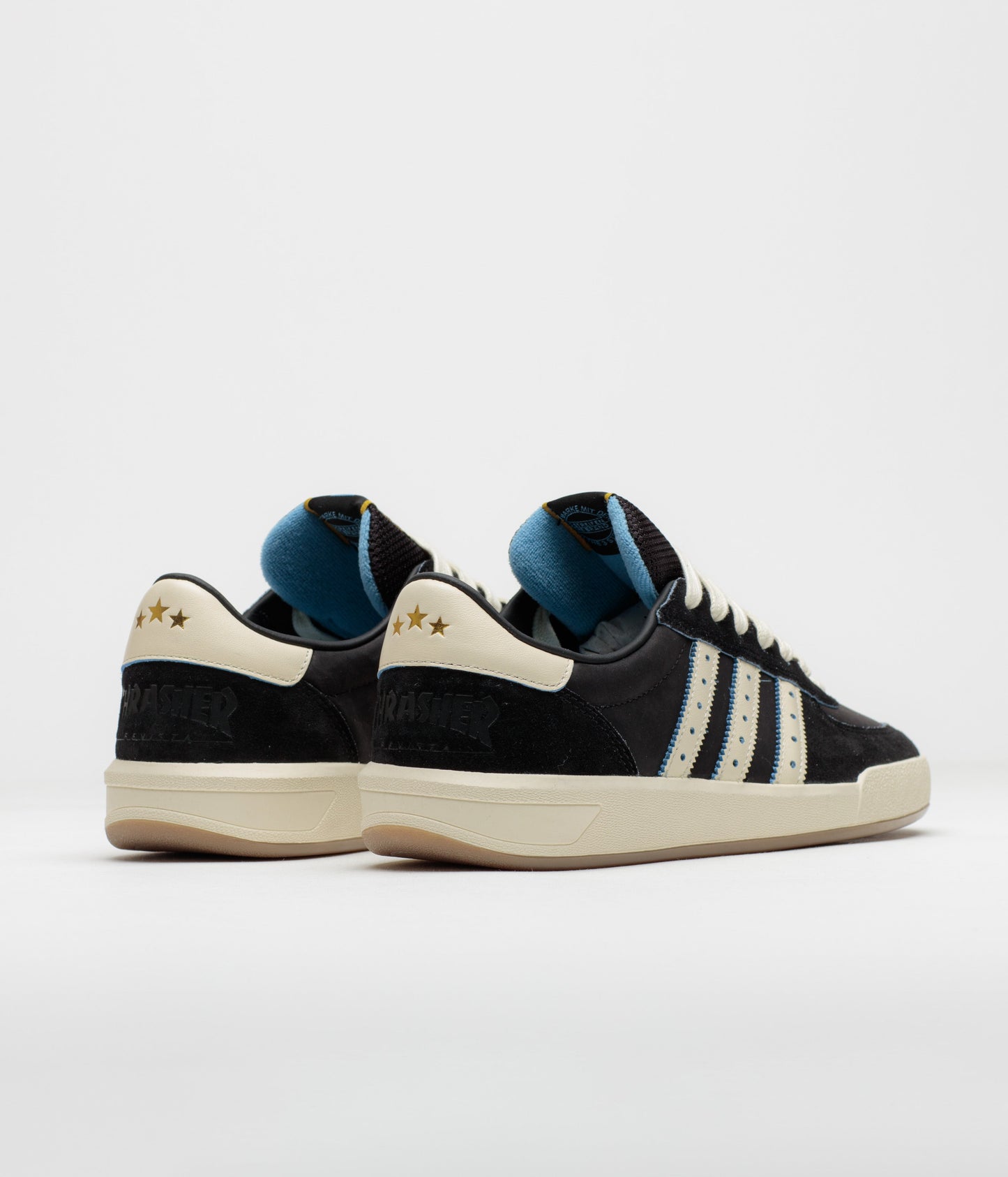 Adidas x Thrasher x AFA Glenburn Shoes - Core Black / Cream White / Gum5