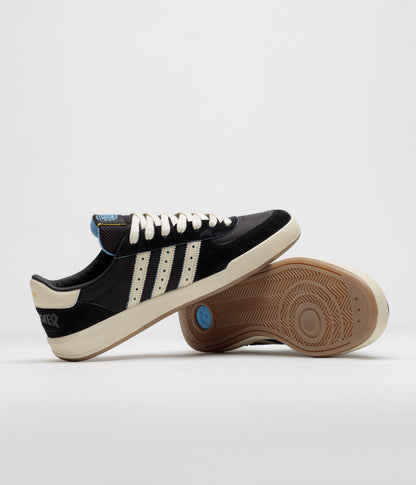 Adidas x Thrasher x AFA Glenburn Shoes - Core Black / Cream White / Gum5