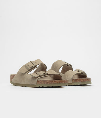 Birkenstock Arizona SFB Narrow Sandals - Faded Khaki