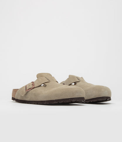 Birkenstock Boston Narrow Clogs - Taupe