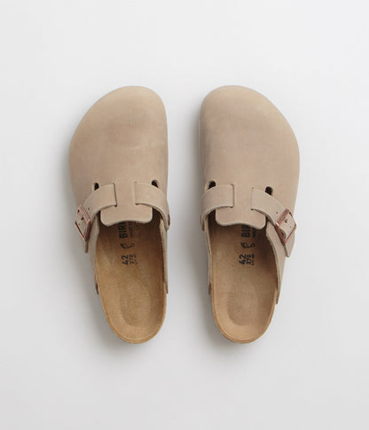 Birkenstock Boston Oiled Leather Clogs - Tobacco Brown