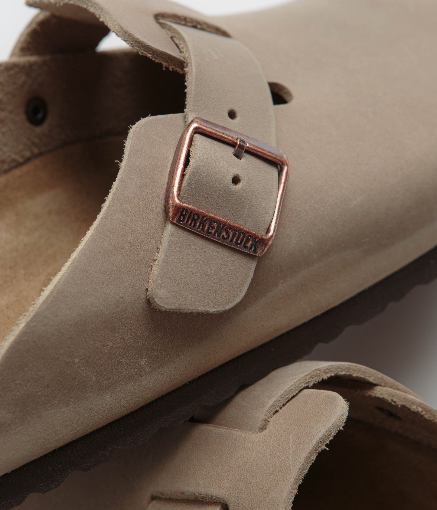 Birkenstock Boston Oiled Leather Clogs - Tobacco Brown