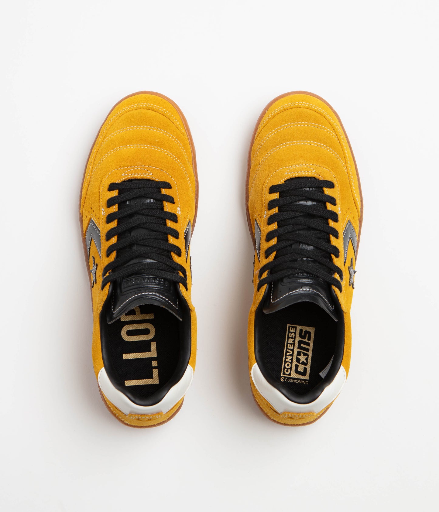 Converse Cons Louie Lopez Pro 2 Shoes - Yellow / Black / Vintage White