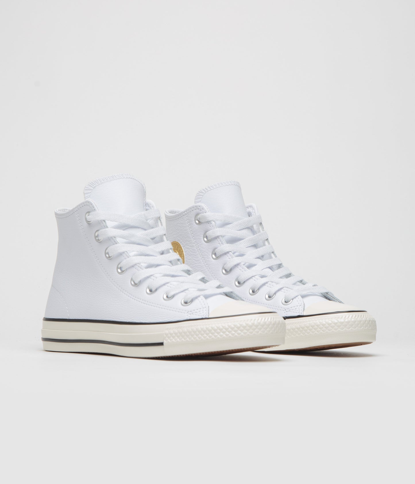 Converse CTAS Pro Hi Shoes - White / Gold / Egret