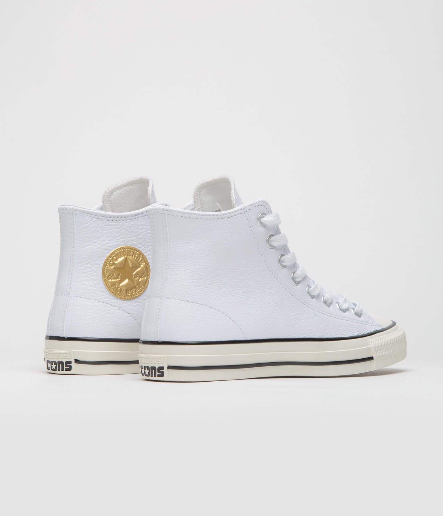 Converse CTAS Pro Hi Shoes - White / Gold / Egret