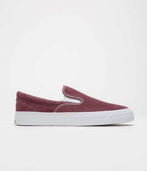 Converse One Star CC Slip Pro Shoes - Deep Bordeaux / White / White