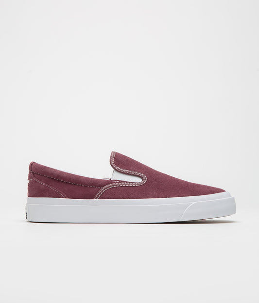 Converse One Star CC Slip Pro Shoes - Deep Bordeaux / White / White