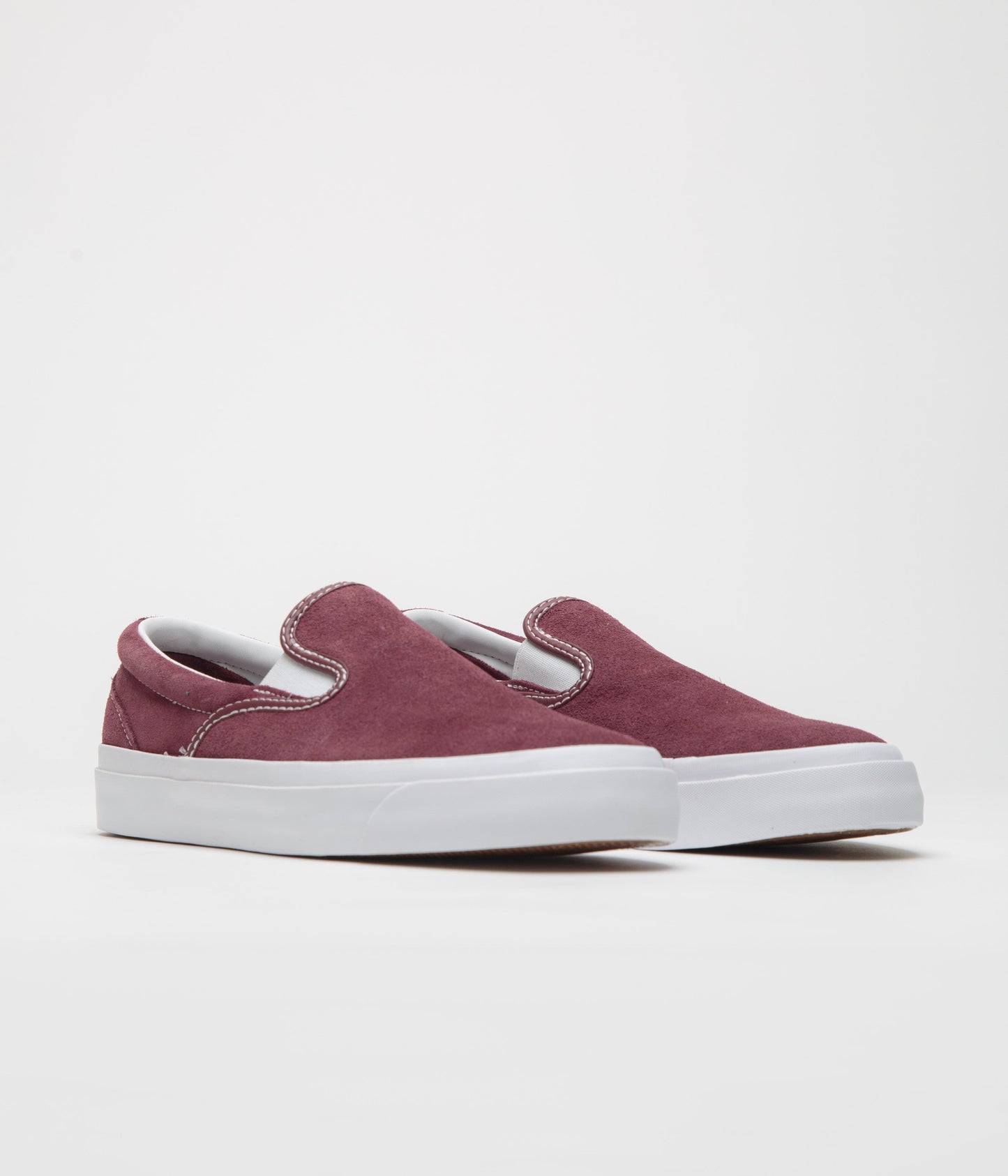 Converse One Star CC Slip Pro Shoes - Deep Bordeaux / White / White