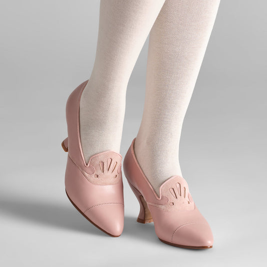 PRE-ORDER Elsie Edwardian Pumps (Pink)