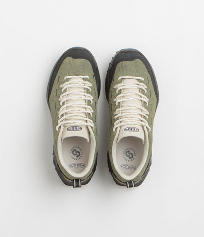 Keen Jasper Zionic Shoes - Dark Olive / Birch