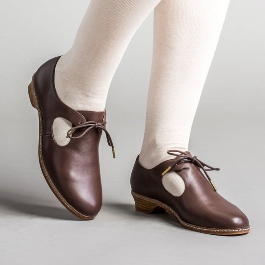 Mary Renaissance Shoes (Brown)