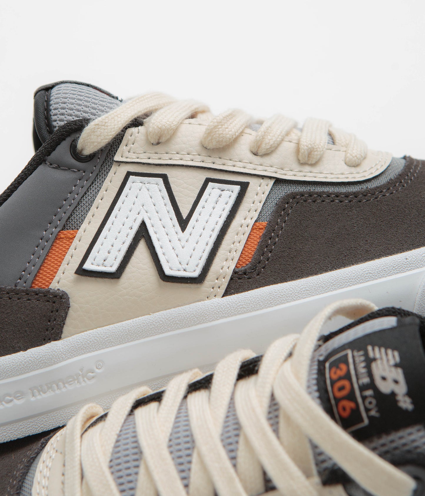 New Balance Numeric 306 Jamie Foy Shoes - Black Cement