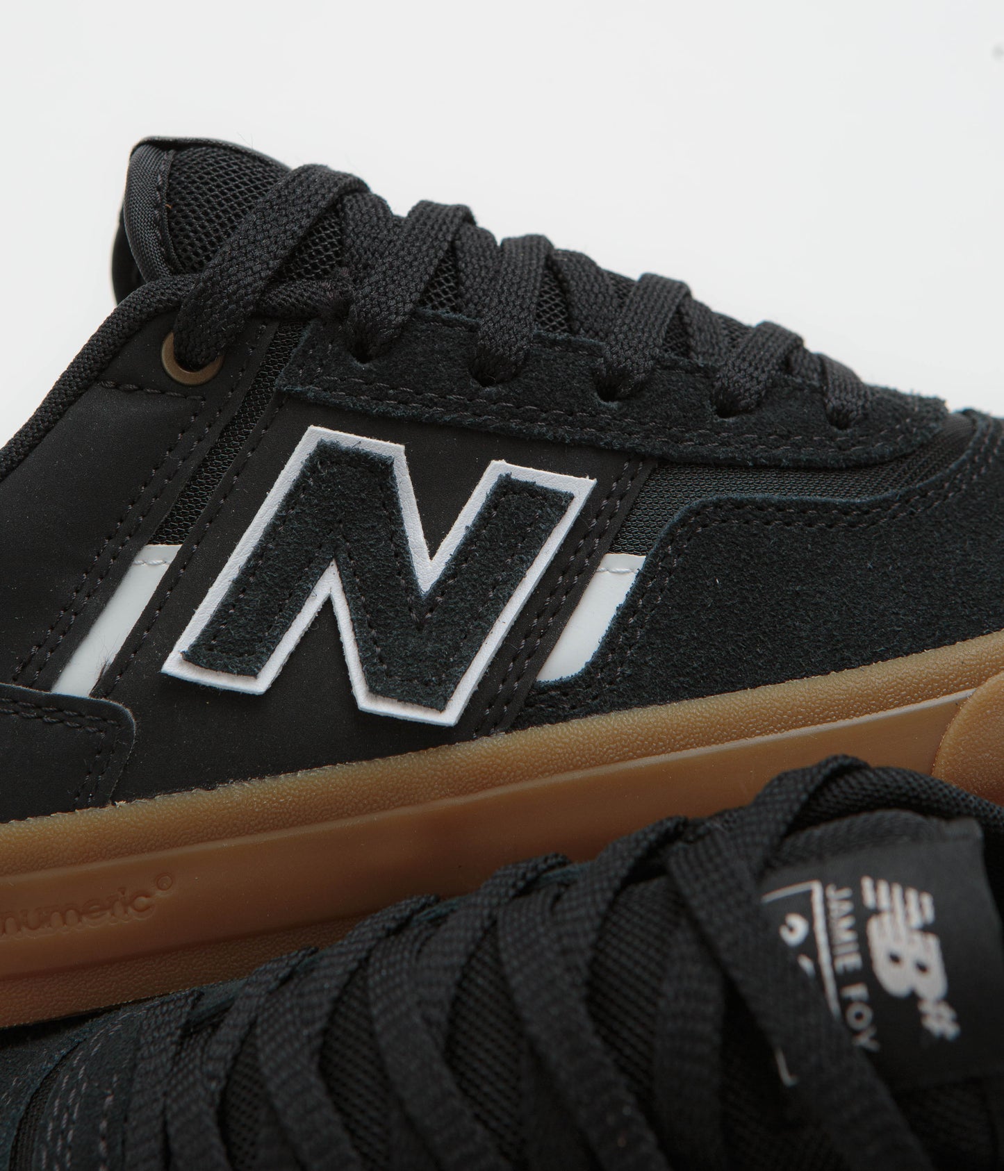 New Balance Numeric 306 Jamie Foy Shoes - Black / Gum / White
