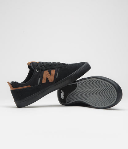 New Balance Numeric 306 Jamie Foy Shoes - Black / Orange / Black