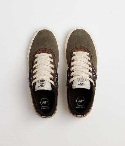 New Balance Numeric 306 Jamie Foy Shoes - Brown / Olive