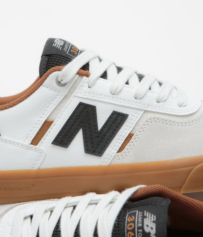 New Balance Numeric 306 Jamie Foy Shoes - Sea Salt / Gum / Black