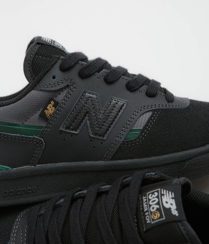 New Balance Numeric 306C Jamie Foy Shoes - Black / Black