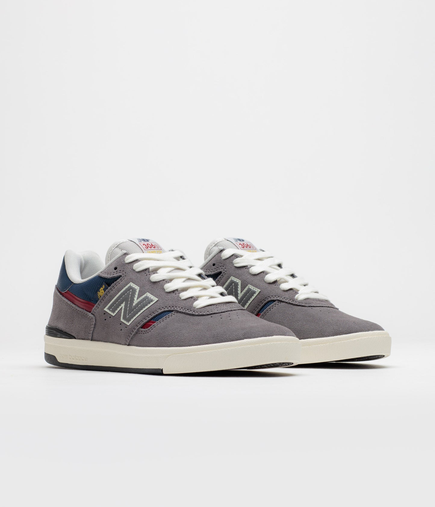 New Balance Numeric 306C Jamie Foy Shoes - Grey / Navy