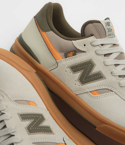 New Balance Numeric 306C Jamie Foy Shoes - Timberwolf / Olive