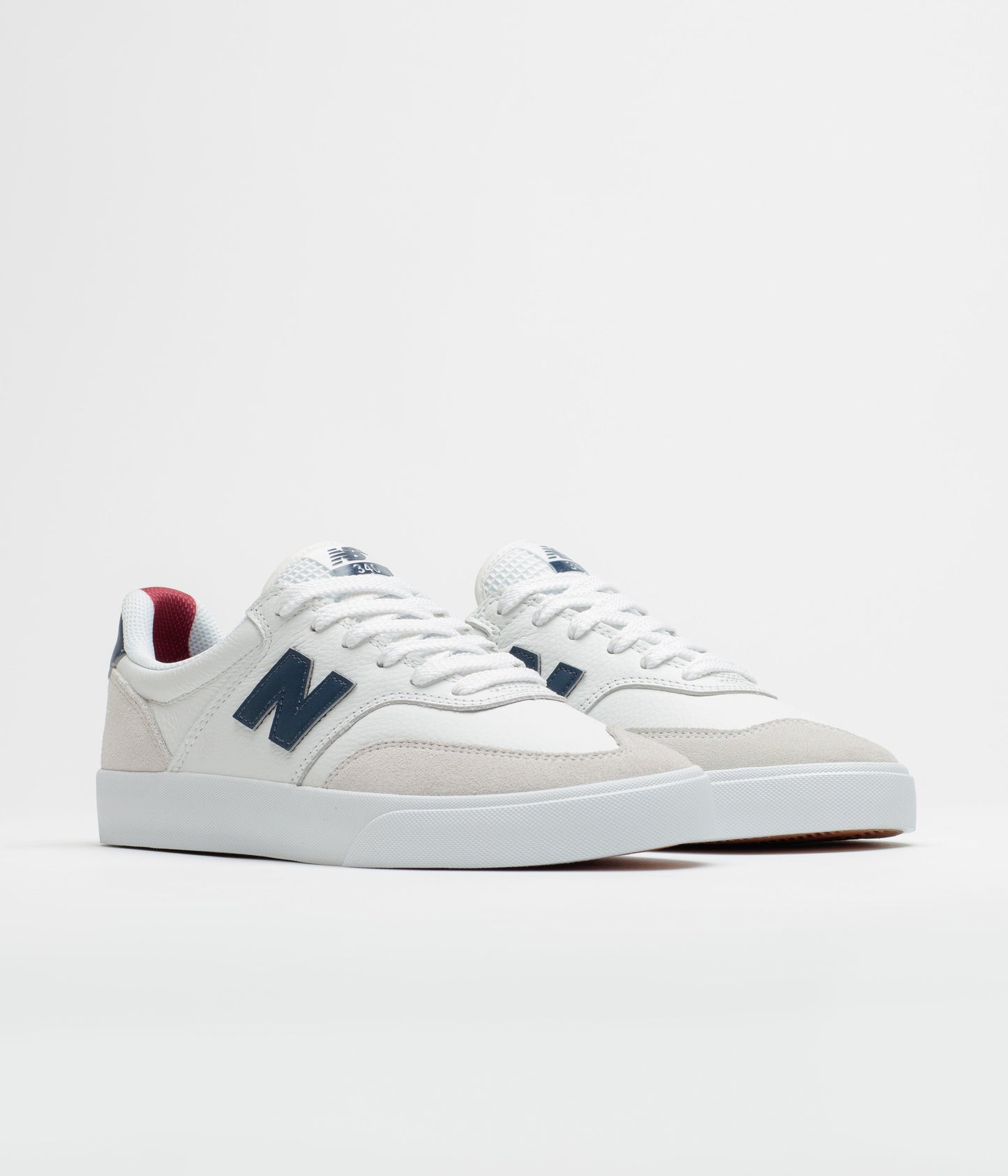 New Balance Numeric 340 Shoes - White / Navy