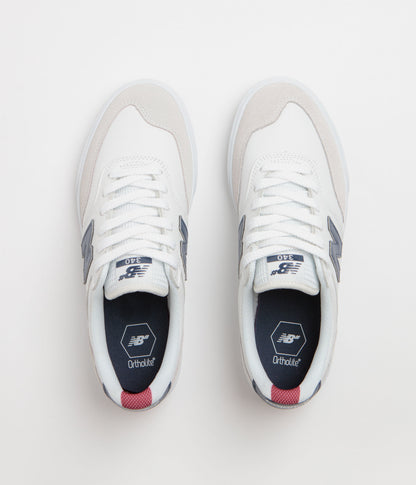 New Balance Numeric 340 Shoes - White / Navy