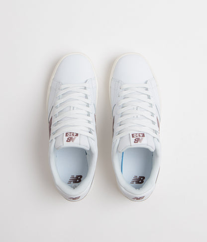 New Balance Numeric 430 Shoes - Sea Salt / Burgundy