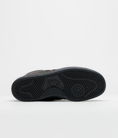 New Balance Numeric 480 High Shoes - Charcoal / Leather