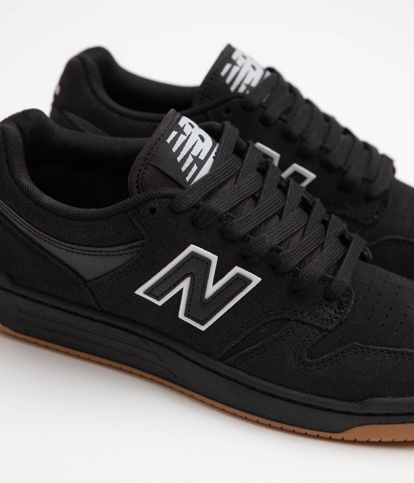 New Balance Numeric 480 Shoes - Black / Black / Gum