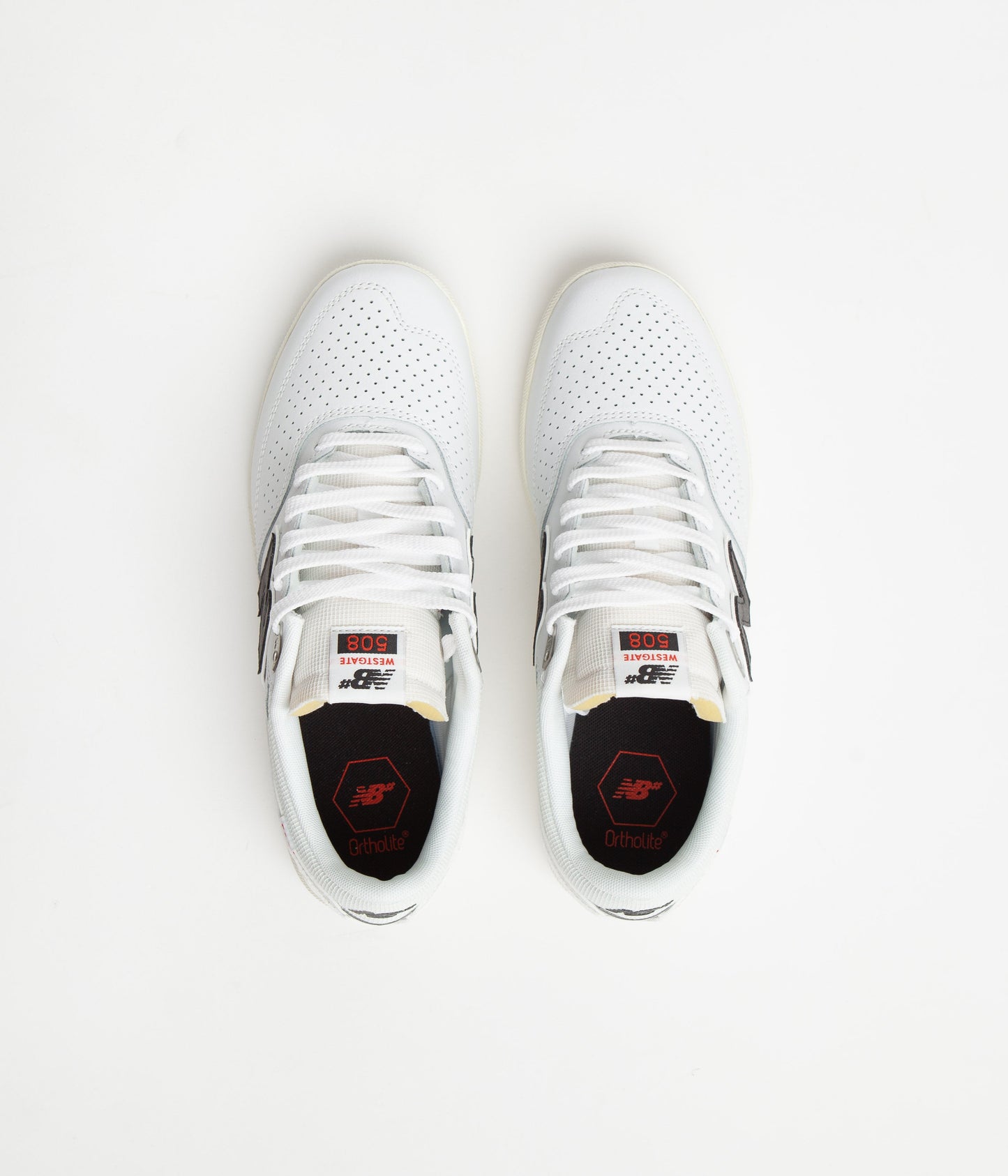 New Balance Numeric 508 Brandon Westgate Shoes - White / Black