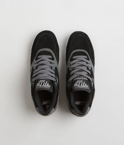 New Balance Numeric 770 Shoes - Black / Charcoal