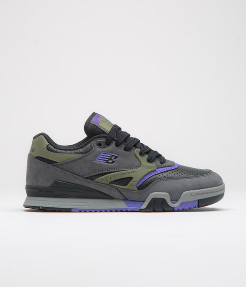 New Balance Numeric 770 Shoes - Charcoal / Purple