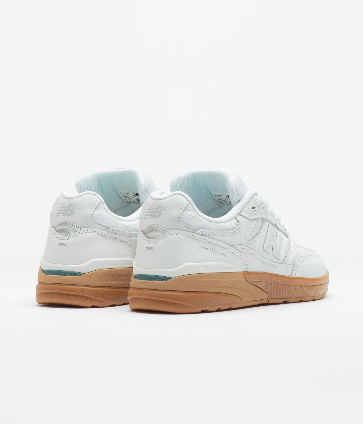 New Balance Numeric 933 Andrew Reynolds Shoes - White / Gum