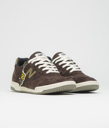 New Balance Numeric x Krooked 600 Tom Knox Shoes - Chocolate