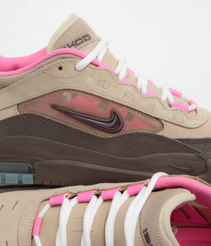 Nike SB Air Max Ishod Shoes - Hemp / Baroque Brown - Pinksicle