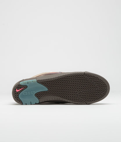 Nike SB Air Max Ishod Shoes - Hemp / Baroque Brown - Pinksicle