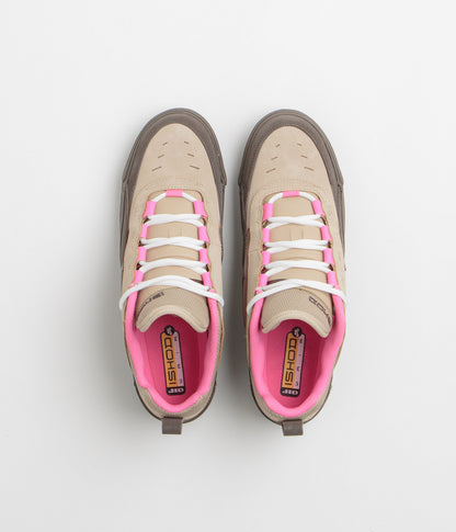 Nike SB Air Max Ishod Shoes - Hemp / Baroque Brown - Pinksicle