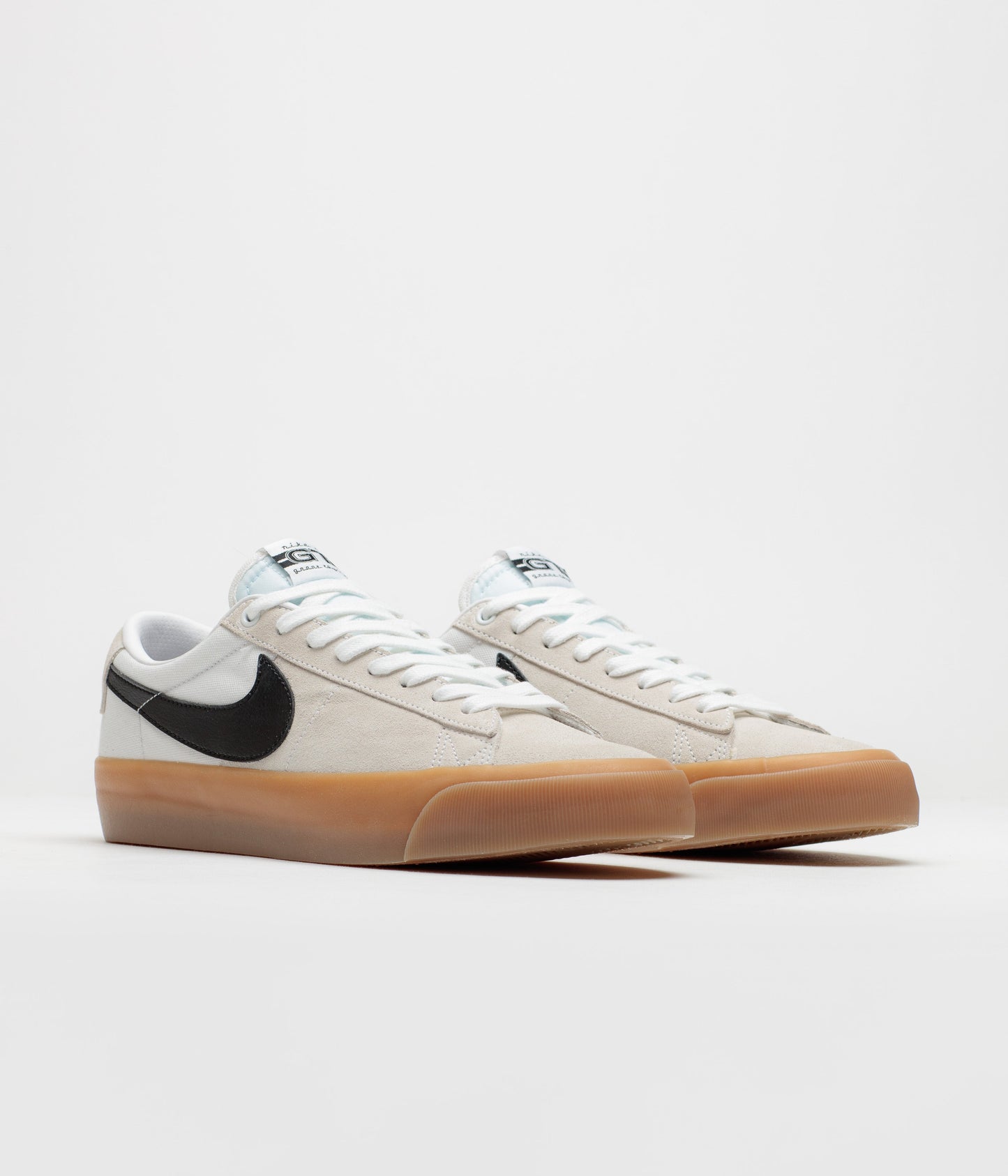 Nike SB Blazer Low Pro GT Shoes - White / Black - White - White