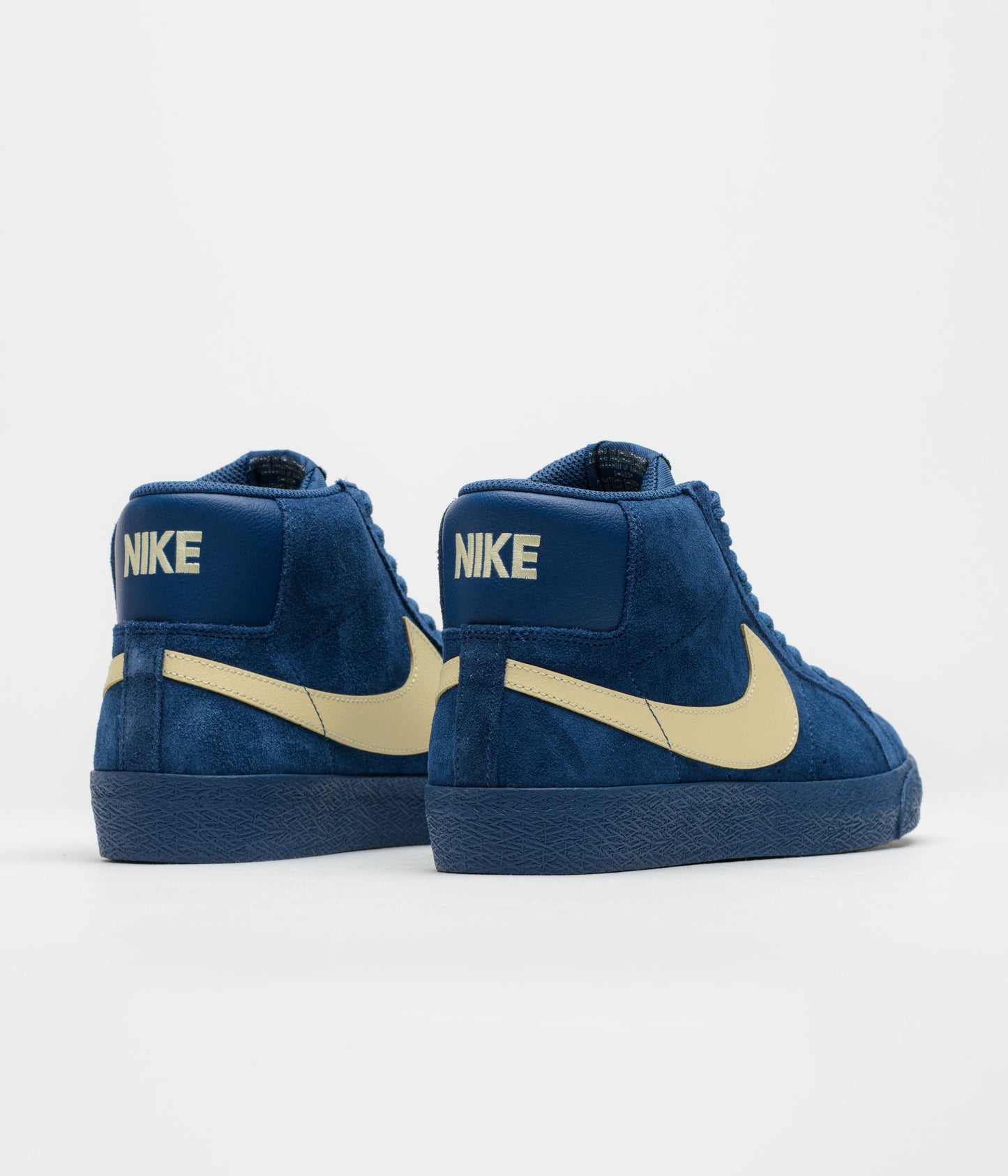 Nike SB Blazer Mid Shoes - Coastal Blue / Pale Yellow - Coastal Blue