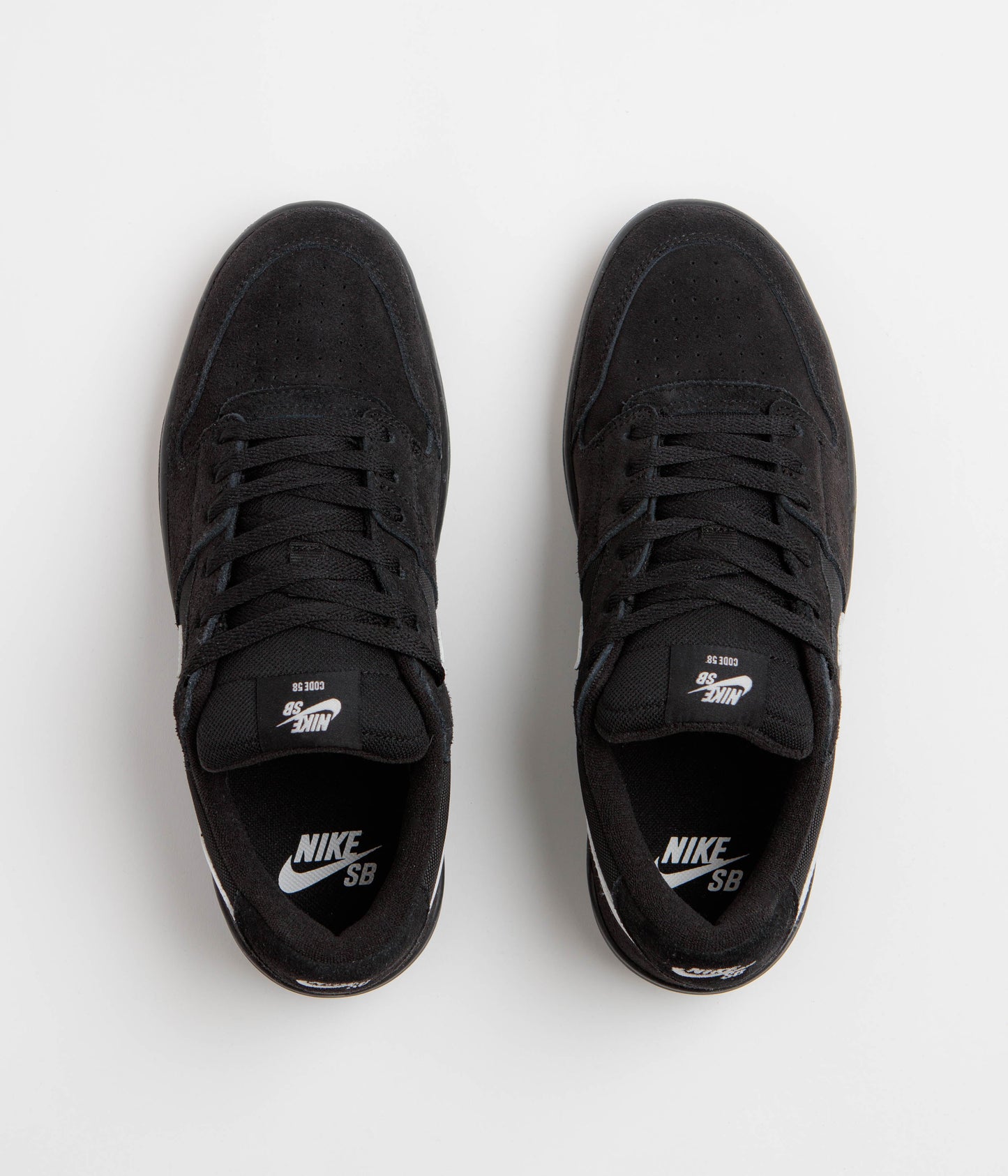 Nike SB Code 58 Shoes - Black / Summit White - Black - Gum Light Brown