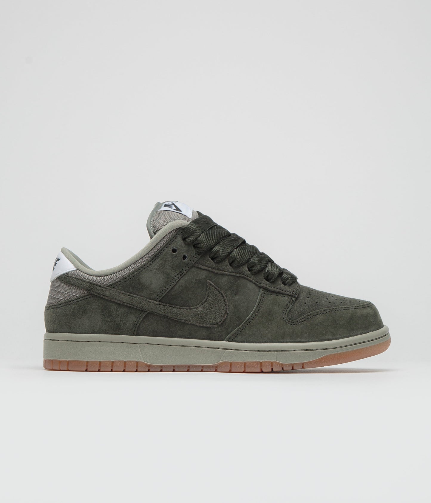 Nike SB Dunk Low Pro B Shoes - Sequoia / Sequoia - Light Army - White