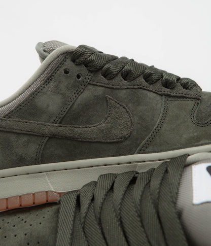 Nike SB Dunk Low Pro B Shoes - Sequoia / Sequoia - Light Army - White
