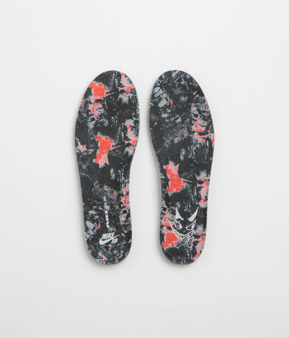 Nike SB Dunk Low Pro Premium 'Krampus' Shoes - Dark Smoke Grey / Campfire Orange - Black