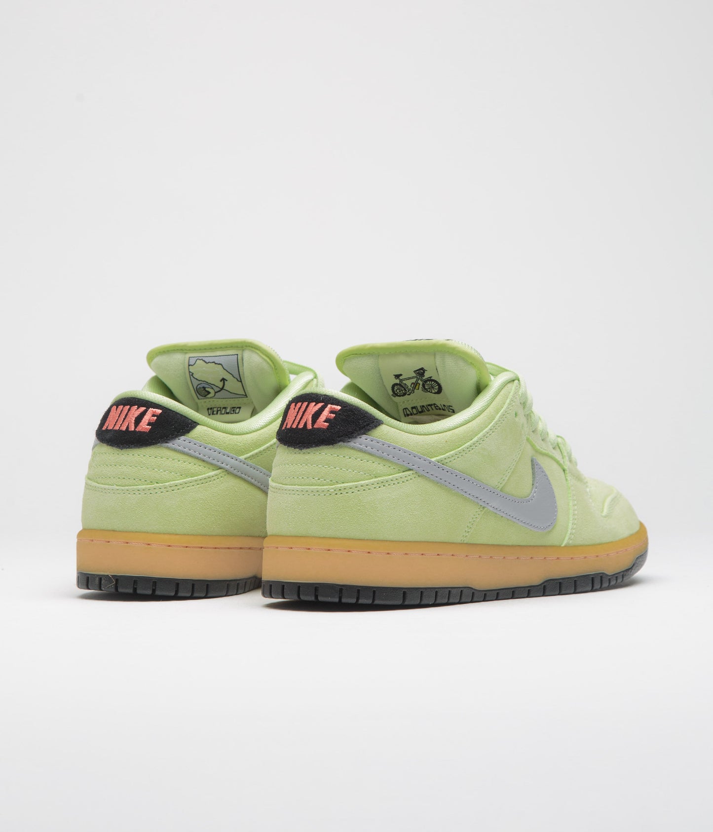 Nike SB Dunk Low Pro Premium 'Verdugo Mountain' Shoes - Pistachio Frost / Wolf Grey - Black