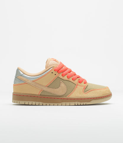Nike SB Dunk Low Pro ‘Som Tum' Shoes - Canvas / Vachetta Tan - Parachute Beige