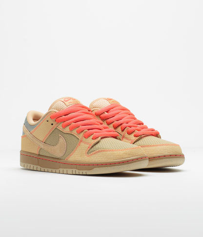 Nike SB Dunk Low Pro ‘Som Tum' Shoes - Canvas / Vachetta Tan - Parachute Beige