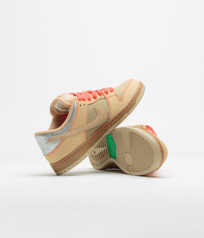 Nike SB Dunk Low Pro ‘Som Tum' Shoes - Canvas / Vachetta Tan - Parachute Beige