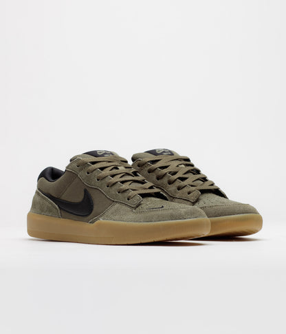 Nike SB Force 58 Shoes - Medium Olive / Black - Medium Olive
